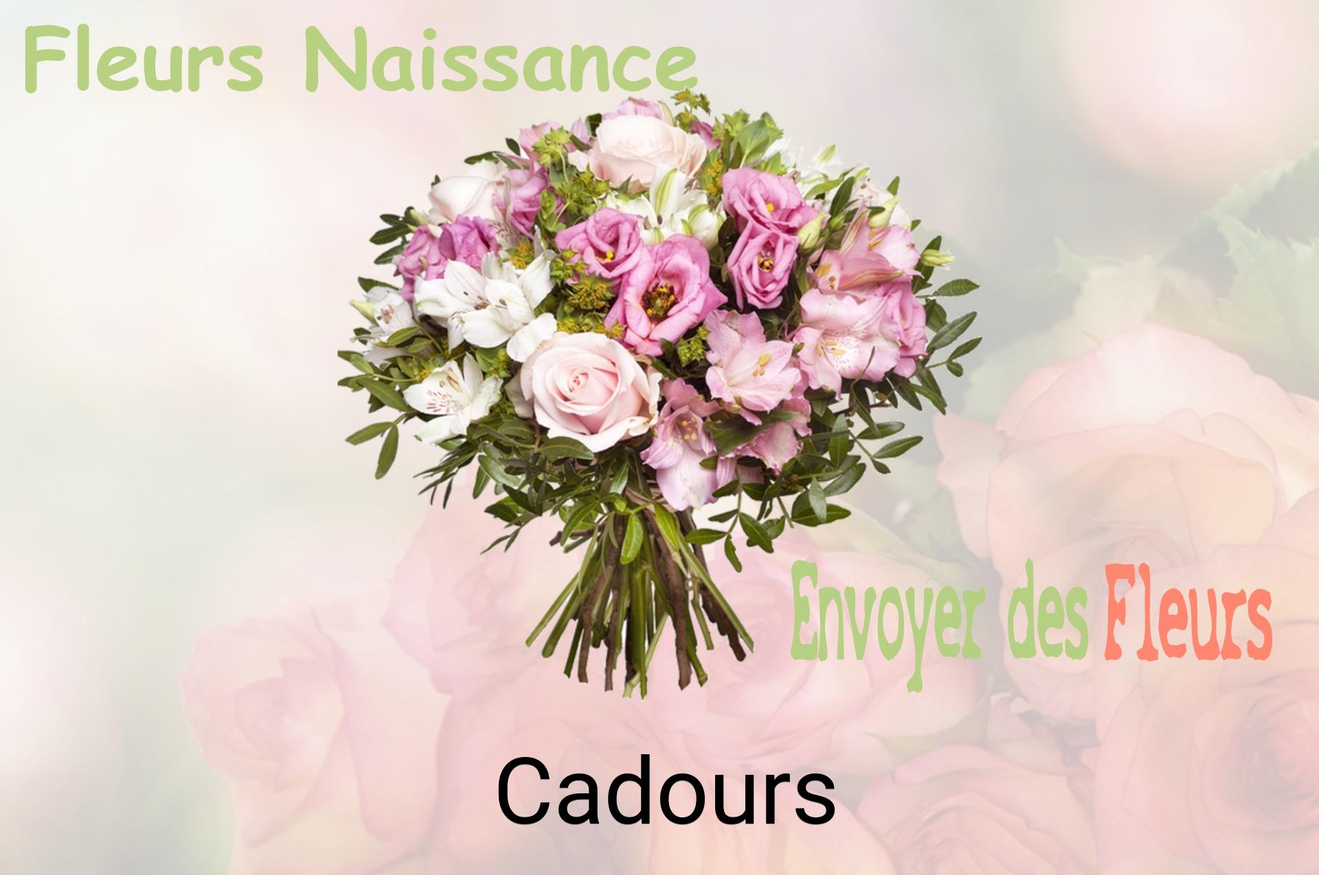 Bouquet de fleurs de naissance livré à Cadours